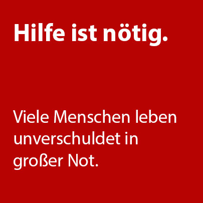 Hilfe ist nötig. Viele Menschen in Osteuropa leben unverschuldet in großer Not.