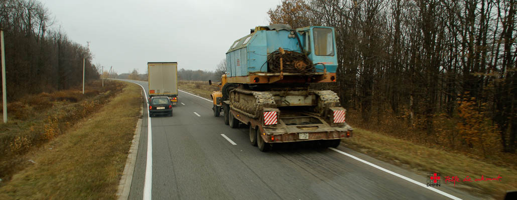 Schwertransport in Moldawien