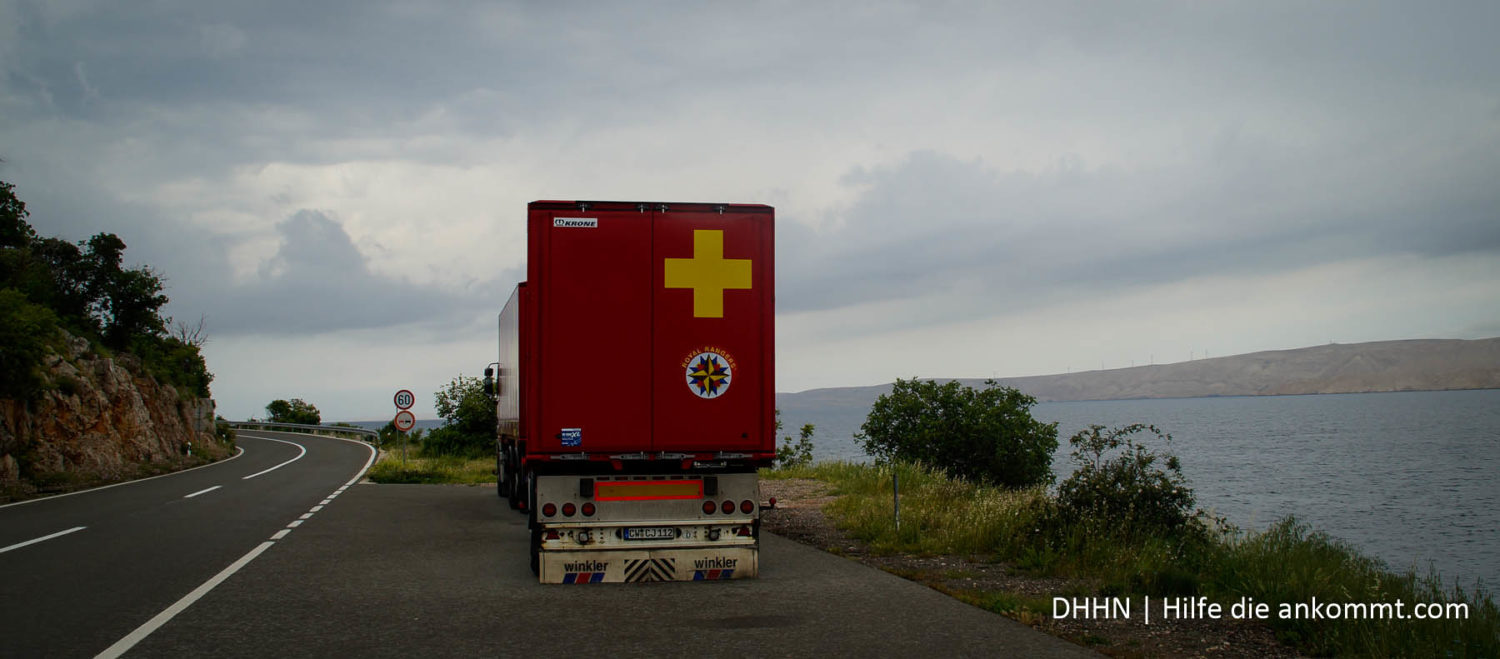 DHHN Hilfstransport nach Albanien
