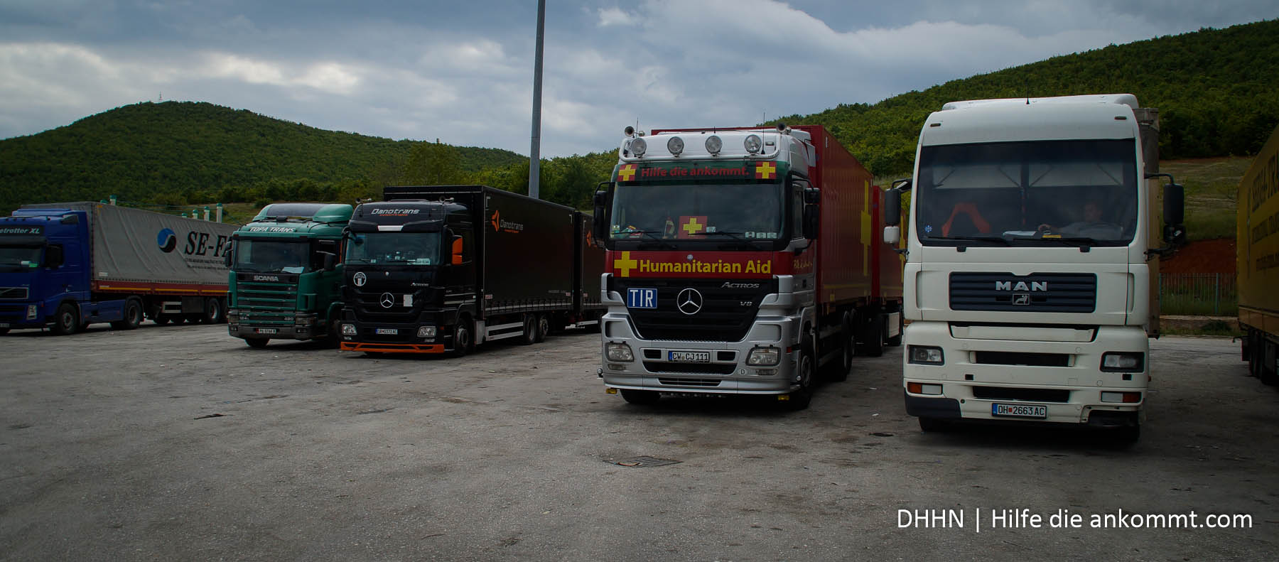DHHN Hilfstransport nach Albanien