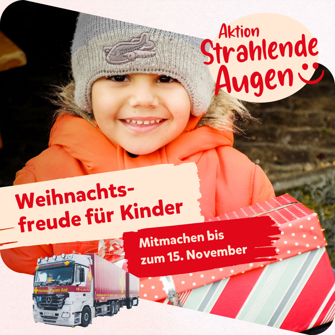 Aktion Strahlende Augen - Weihnachtsfreude für Kinder